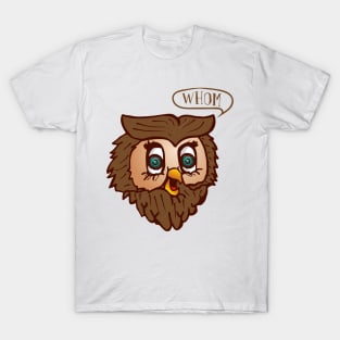 OWL WHOM' Teacher Owl T-Shirt